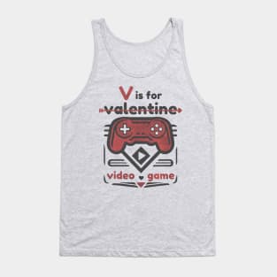 V Is For Video Game Tank Top